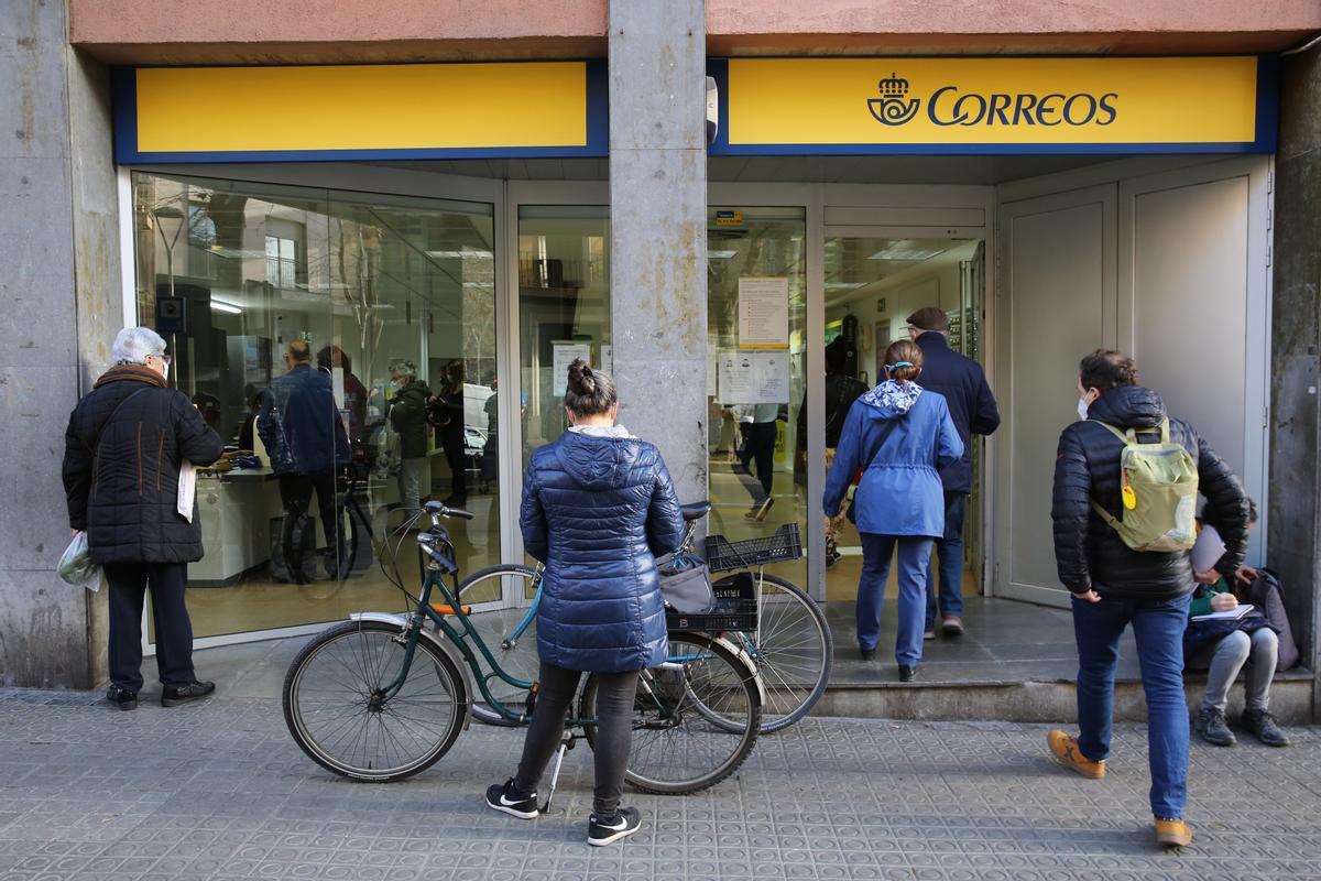 Oficina de Correos en Barcelona.