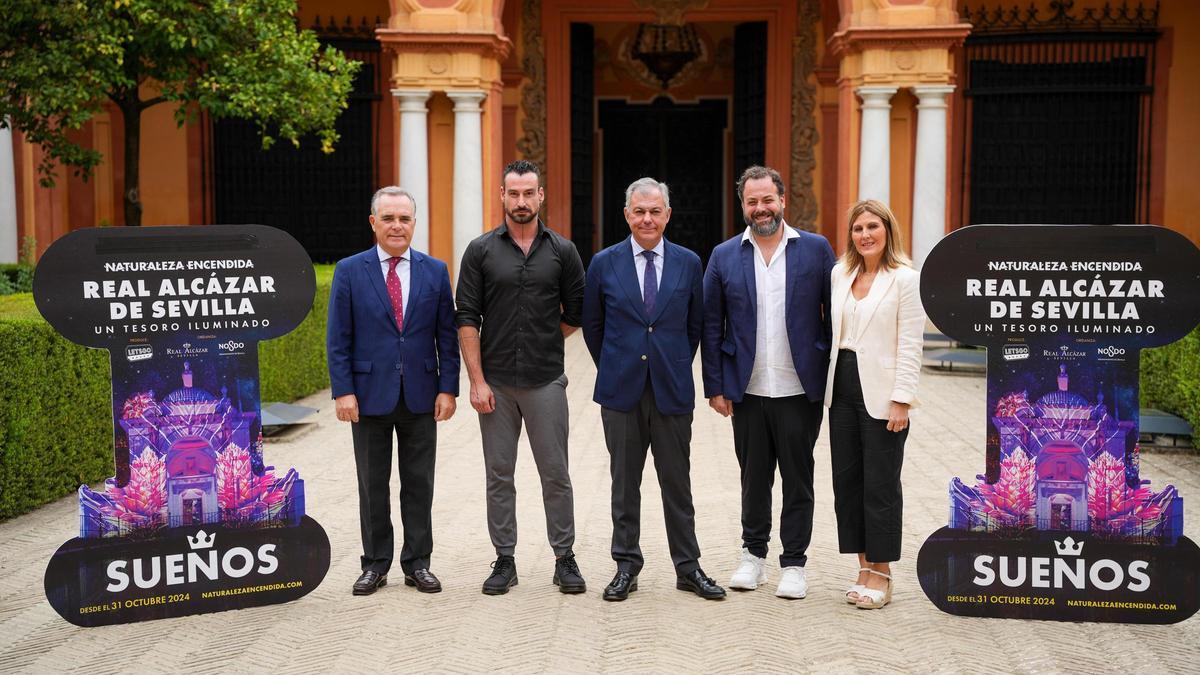 Acto de presentación de la II edición de 'Naturaleza Encendida' en el Real Alcázar de Sevilla.