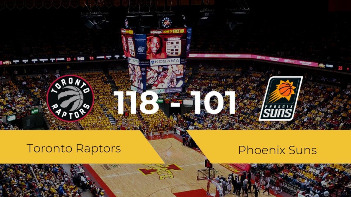 Toronto Raptors se hace con la victoria en el Scotiabank Arena contra Phoenix Suns por 118-101