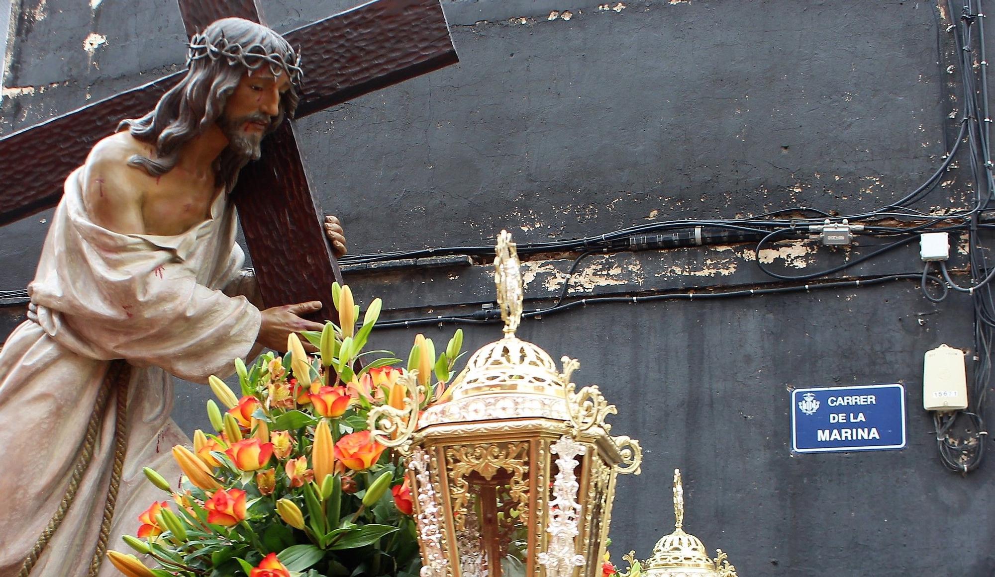 Las imágenes del Viernes Santo en la Semana Santa Marinera