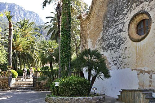 Die Kunsthistorikerin Júlia Ramon erklärt auf einem Rundgang durch die Jardins d’Alfàbia, aus welcher Zeit die Allee, die Wasserspiele und die Bäume stammen