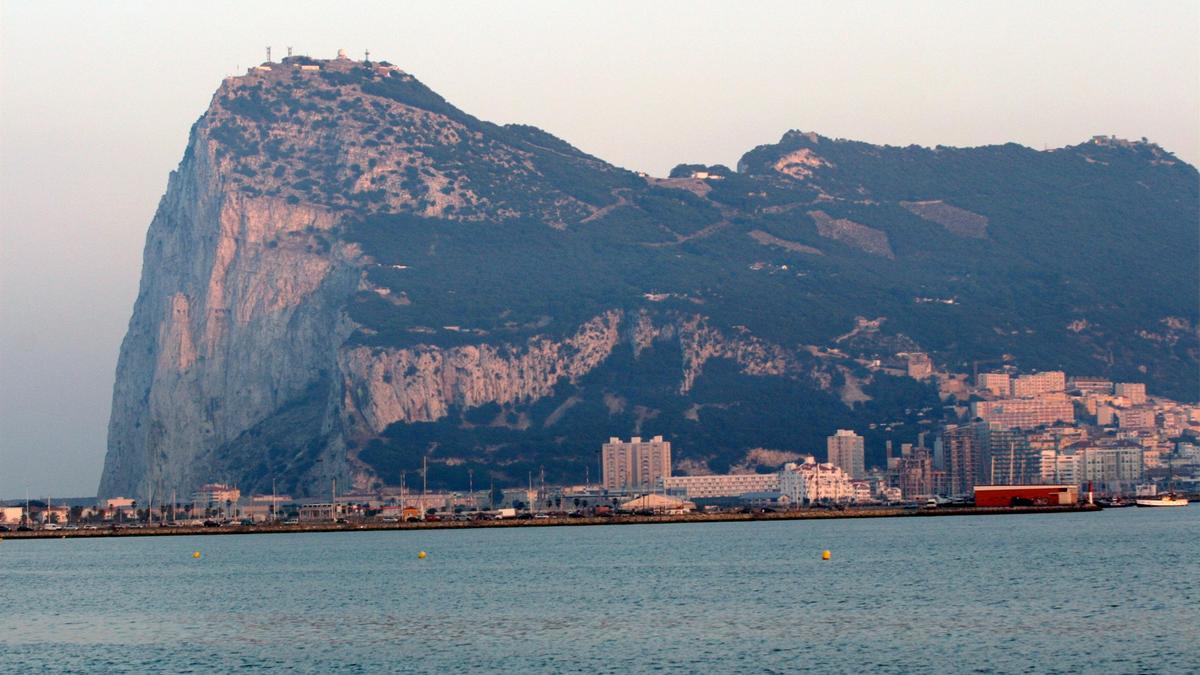 Vista del Peñón de Gibraltar