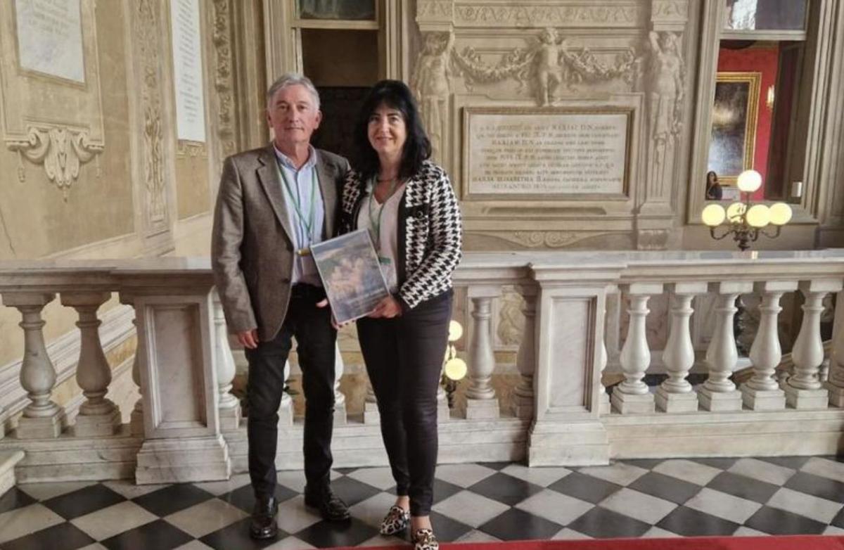 Los titulares de las defensorías del pueblo en Loarre.