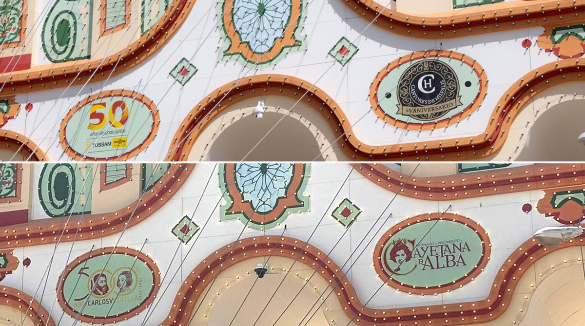 Los cuatro detalles de la portada de la Feria de Abril 2026.