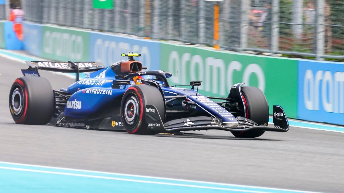 Carlos Sainz, con el Williams en Miami