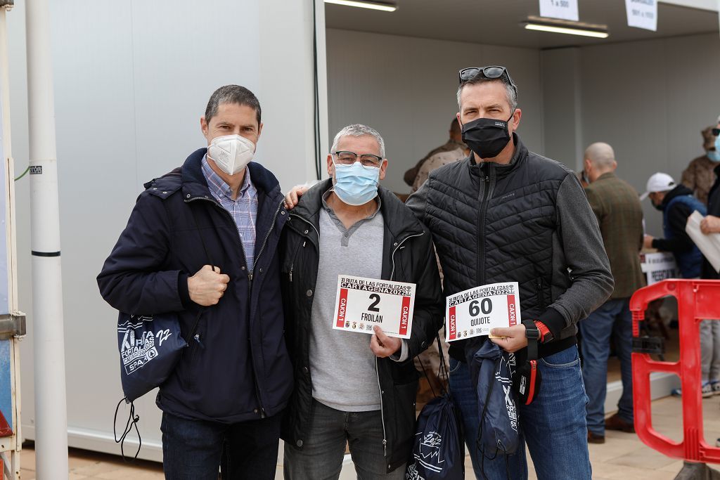 Recogida de dorsales para la Ruta de las Fortalezas