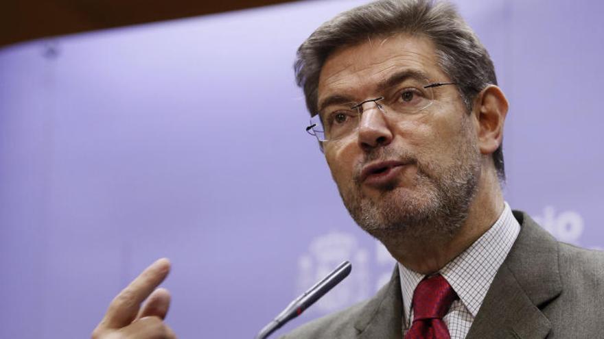 El ministro de Justicia, Rafael Catalá.