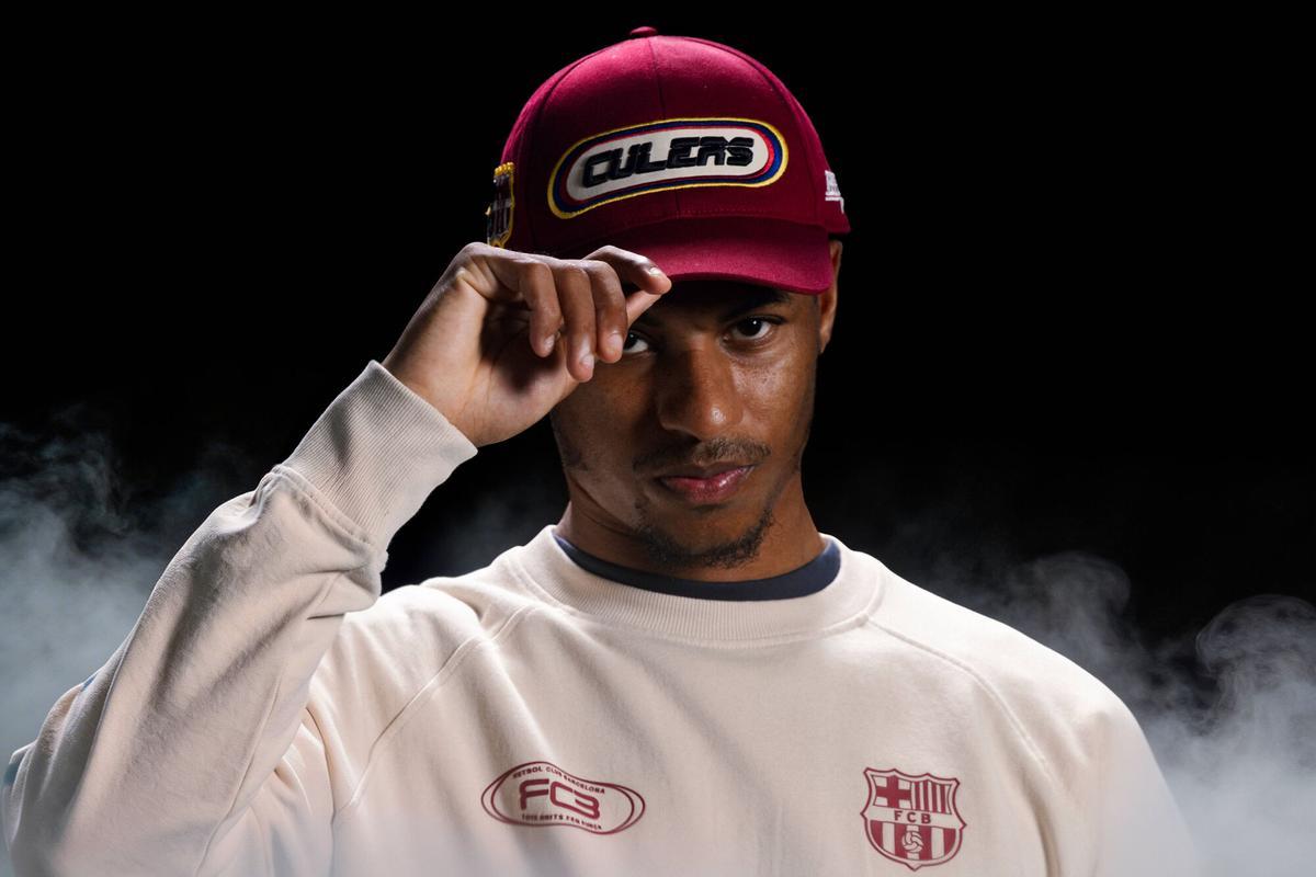 Marcus Rashford, en una imagen promocional del Barça.