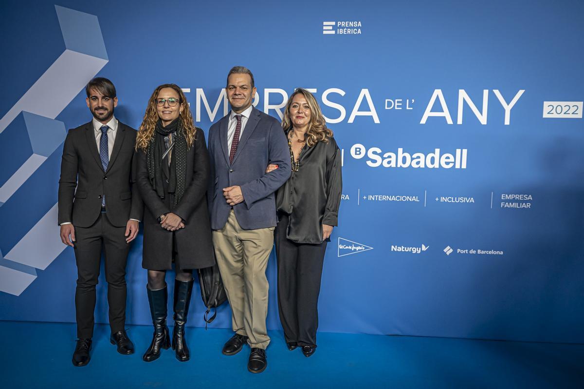 Joel Navas, Sandra LLobell, José Guerra y Mercedes Otàrola.