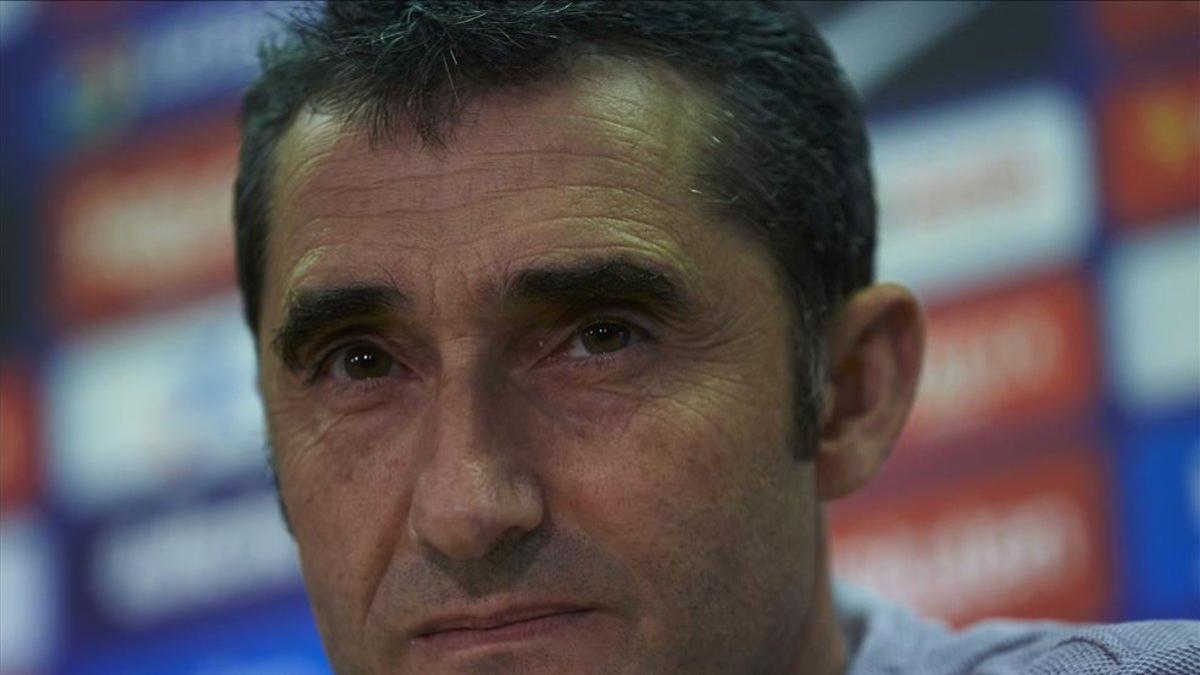 Ernesto Valverde, entrenador del Barça