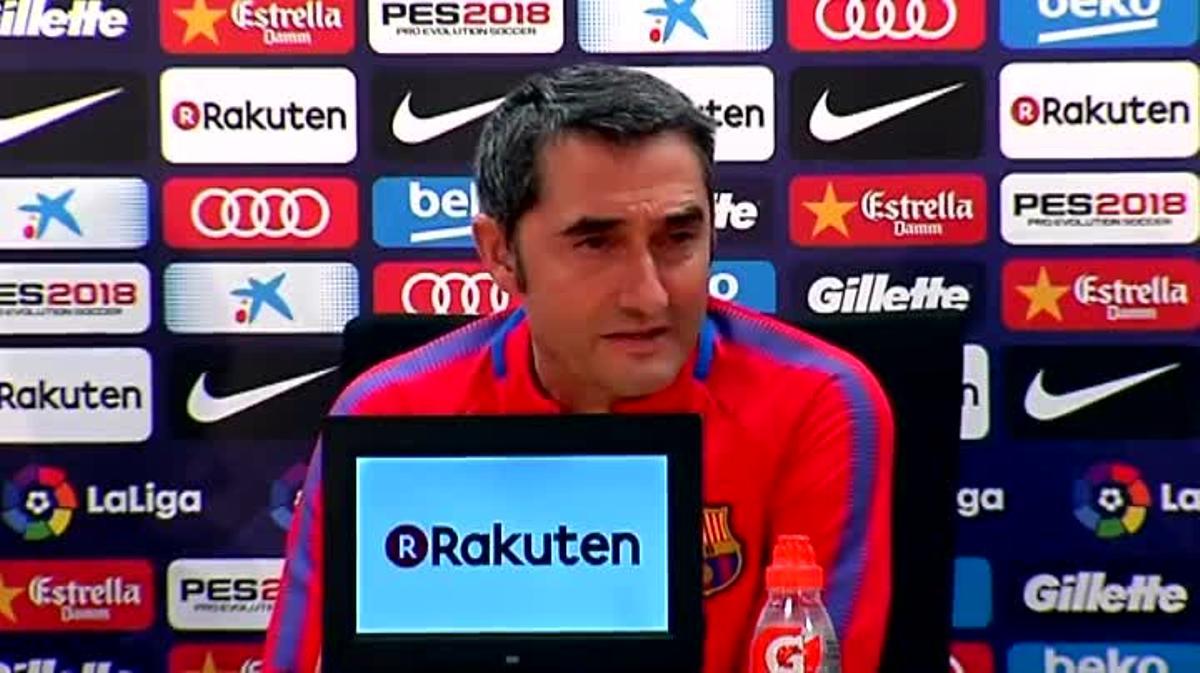 Valverde habló sobre la recuperación de Dembelé