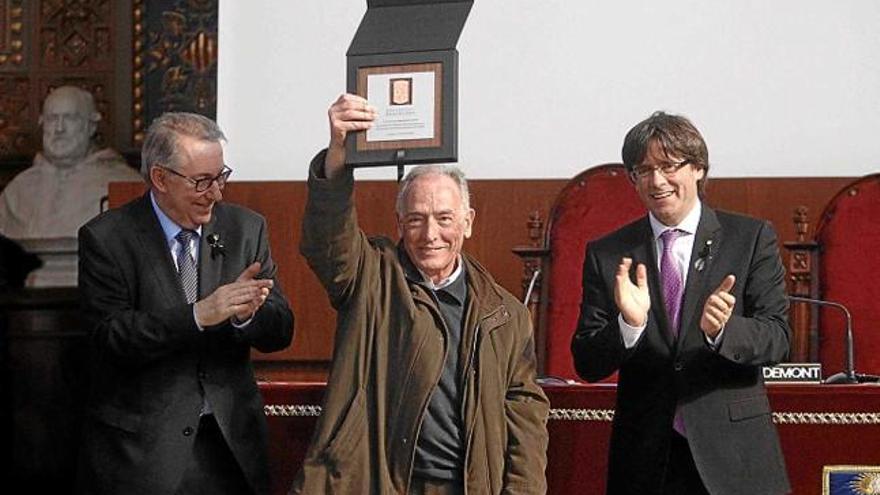 Puigdemont va ser en la celebració del 50 anys de la Caputxinada