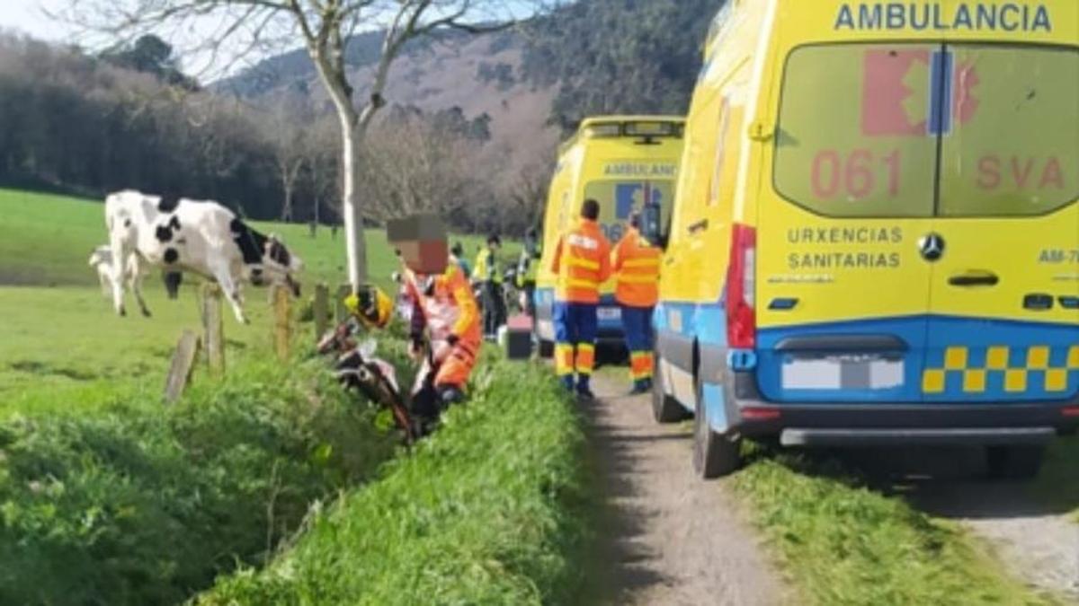 El accidente en el que falleció un vecino de Boiro / CEDIDA