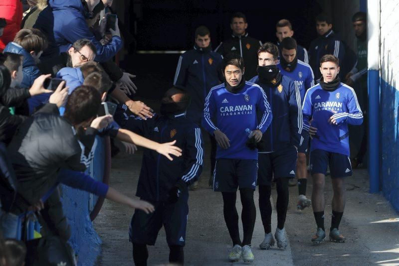 Partido de entrenamiento del Real Zaragoza en La Romareda
