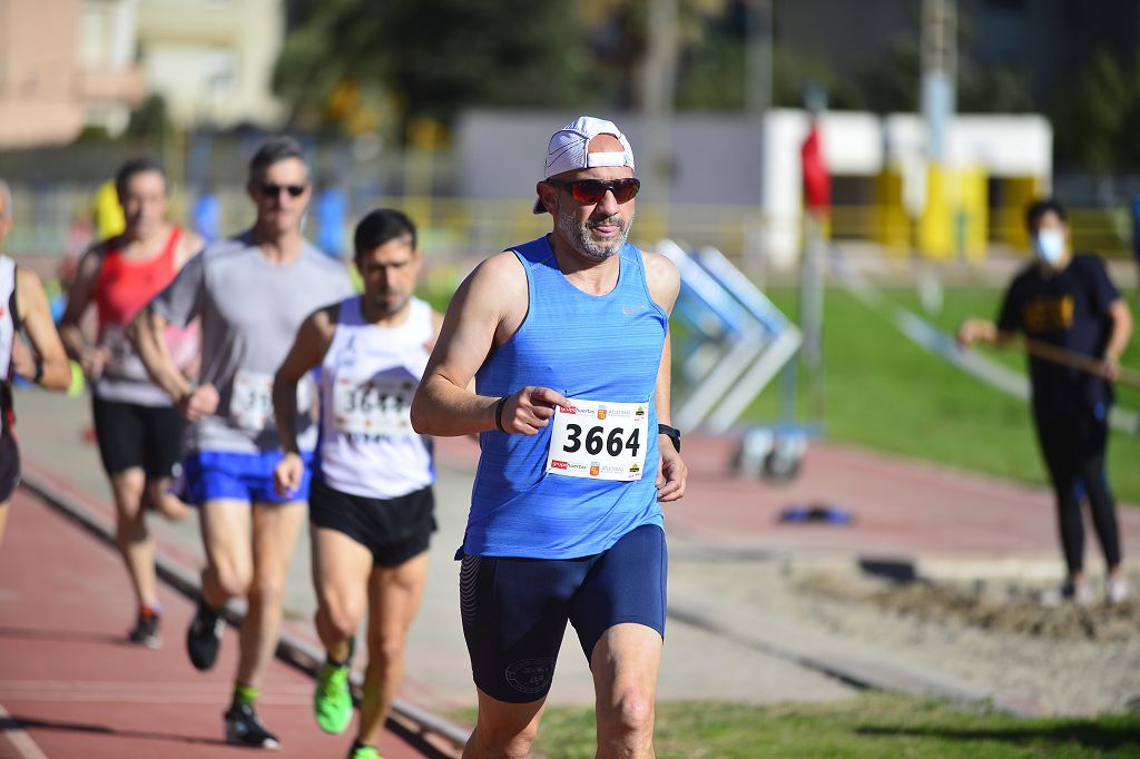 Atletismo nacional Máster sábado en la pista de Atletismo de Cartagena