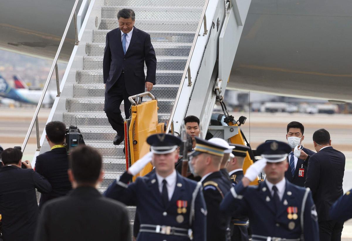 Xi Jinping llega a San Francisco para reunirse con Biden