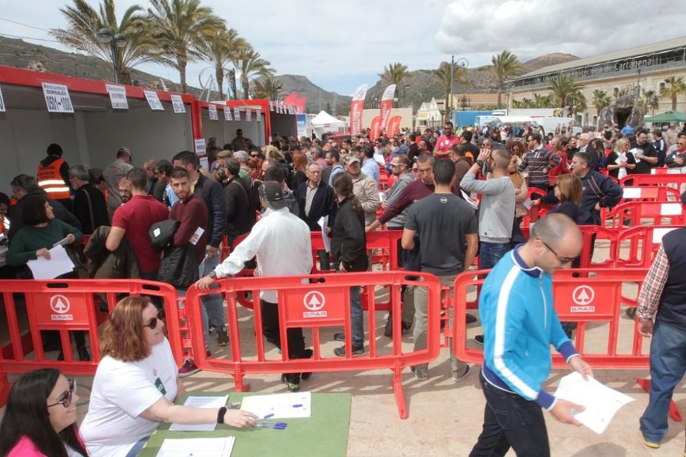 Entrega de dorsales para la Ruta de las Fortalezas de Cartagena