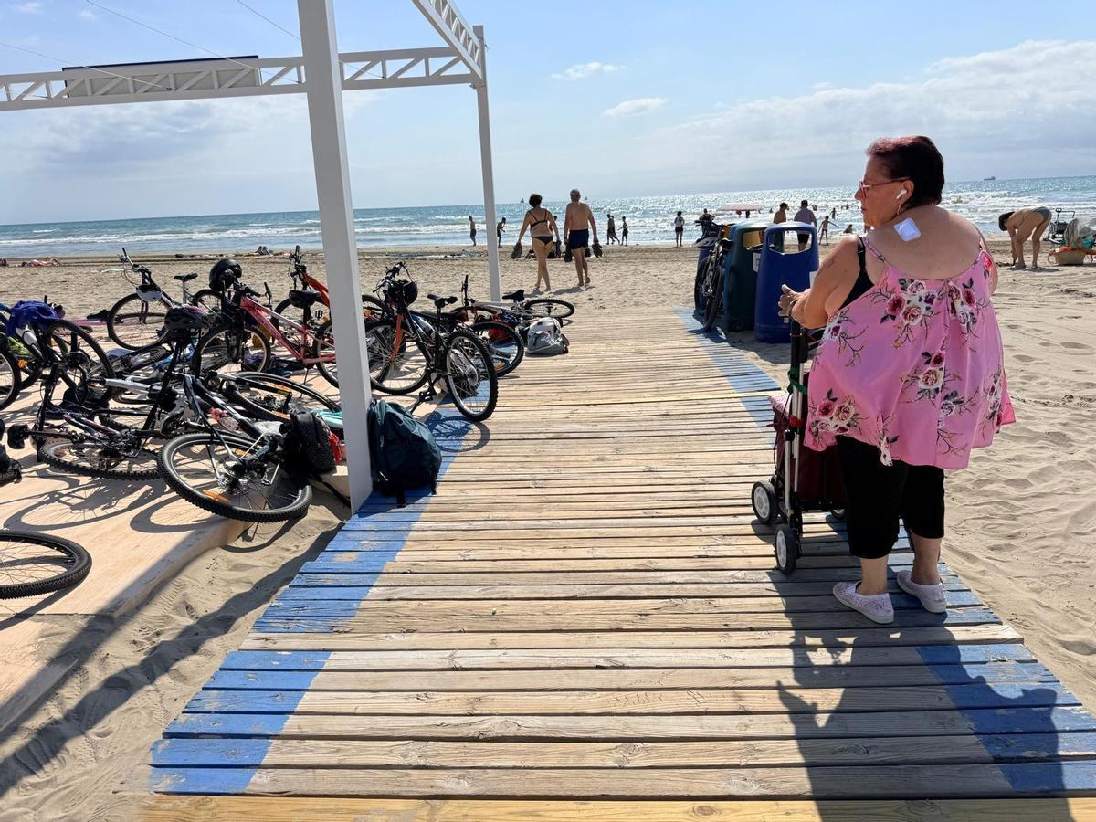 Imagen de una playa accesible de Castelló.