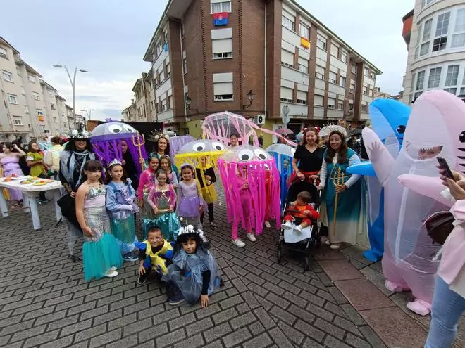 El desfile de carrozas de Noreña, en imágenes