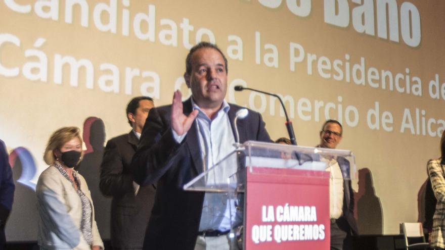 Carlos Baño, presidente de la Cámara de Alicante