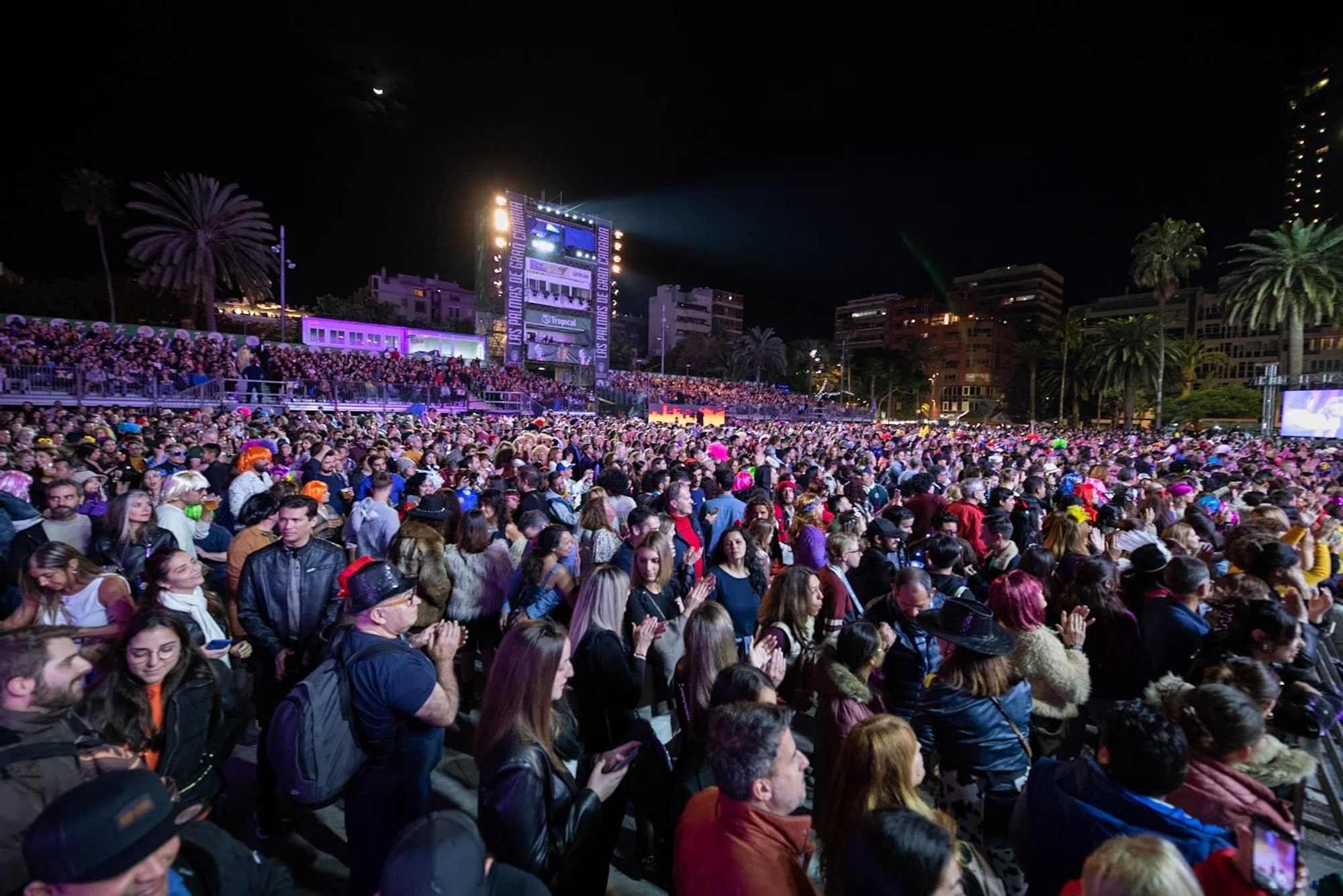 Concierto de Carlos Baute en el Carnaval de Las Palmas de GC