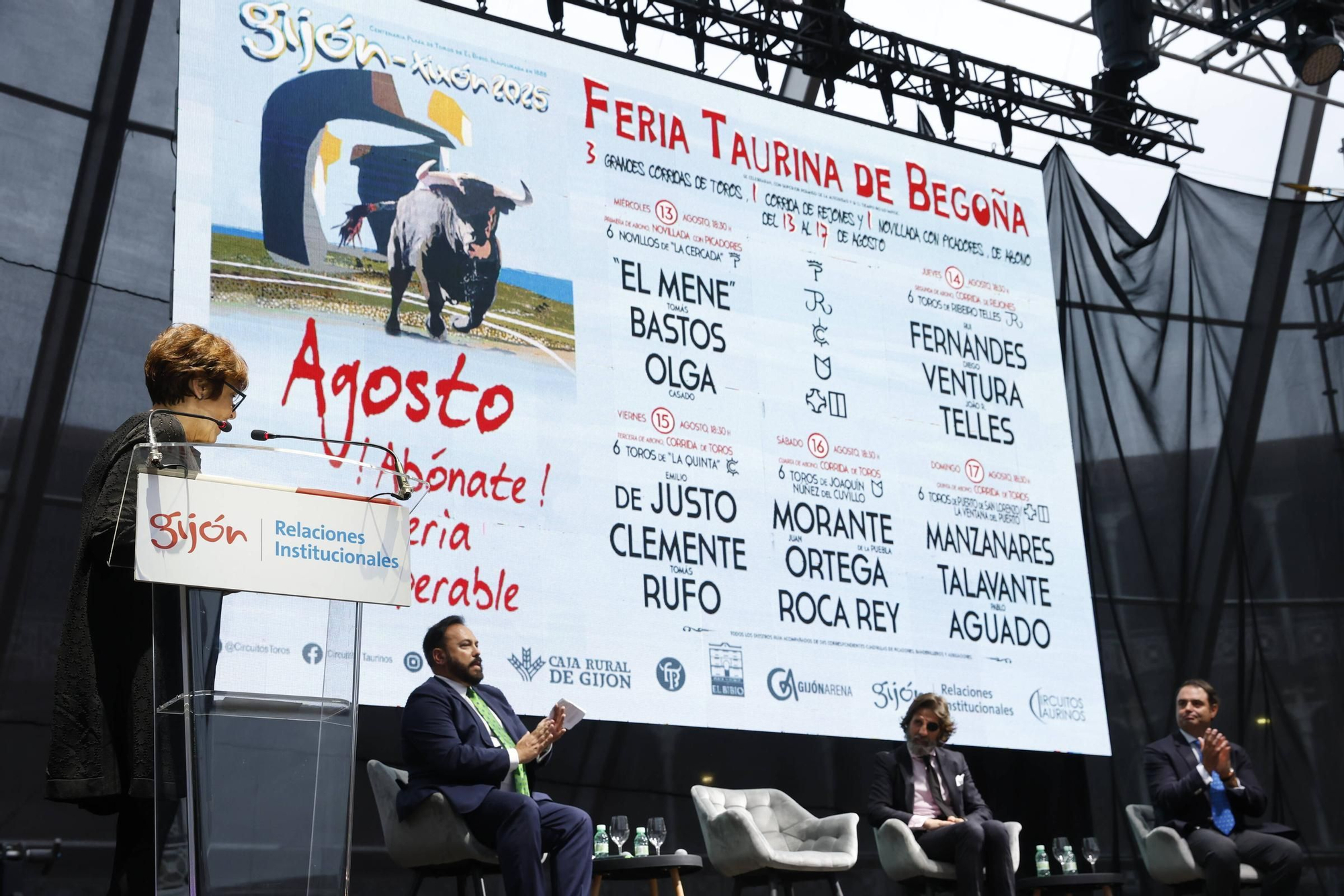 Así fue la presentación de la feria taurina de Gijón (en imágenes)