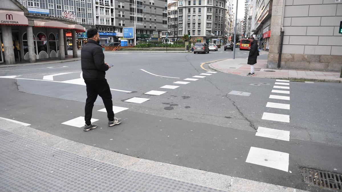 Paso de peatones de Modesta Goucouría