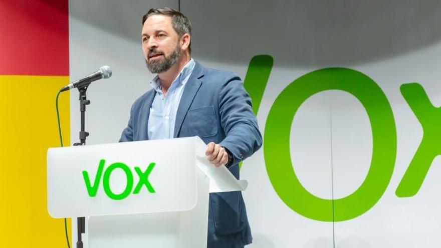 Santiago Abascal, presidente de Vox.