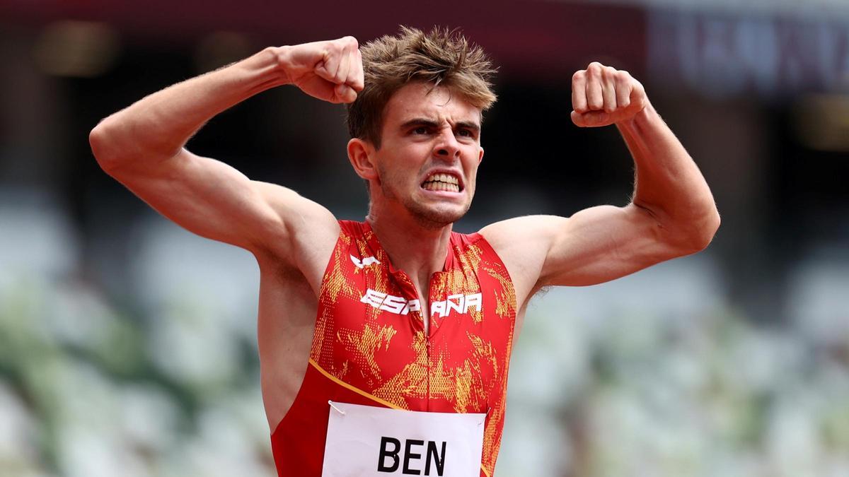 El atleta gallego Adrián Ben.