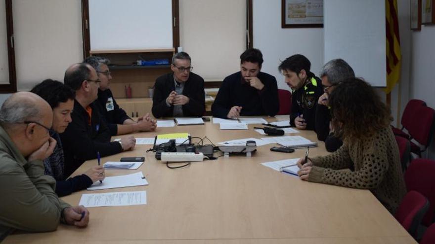 Reunió per valorar els danys del temporal a Sallent