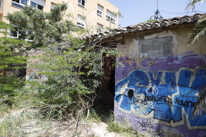 Casa abandonada en Burjassot dónde tuvo lugar la violación grupal.