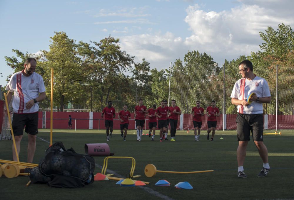 Primer entrenament  del CE Manresa