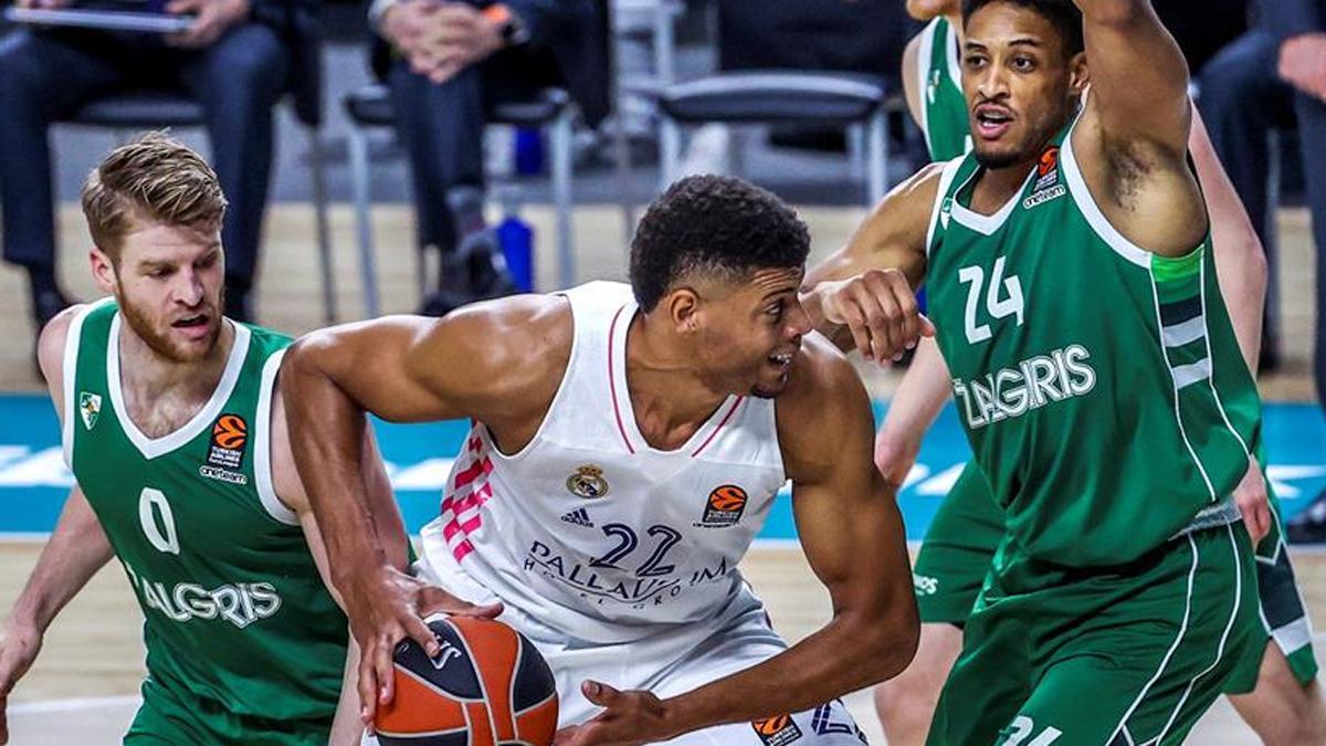 Walter Tavares es la referencia del Madrid, y su puntal dentro de la zona