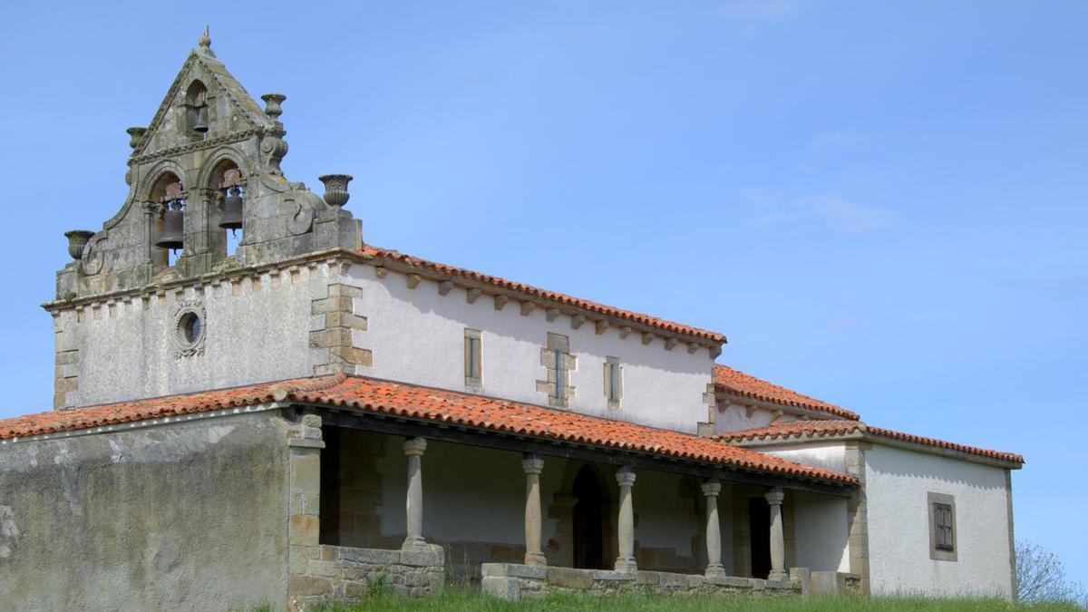 La iglesia de San Féliz de Oles.