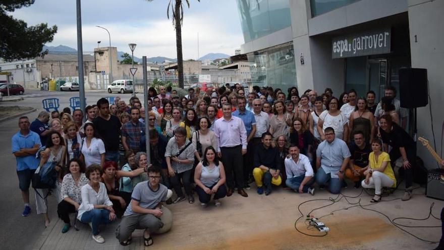 Una imagen del acto de inauguración del Espai Garrover, ayer por la tarde en Inca.