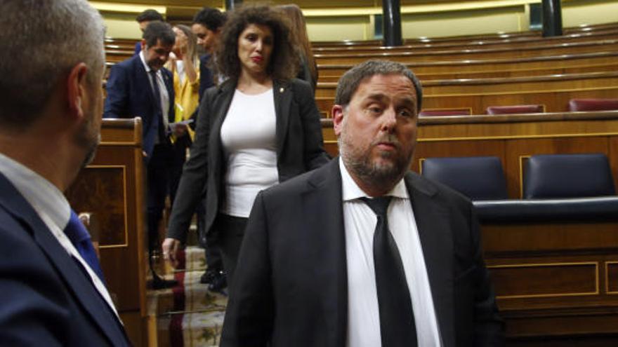 Junqueras, en una foto d&#039;arxiu al Congrés dels Diputats