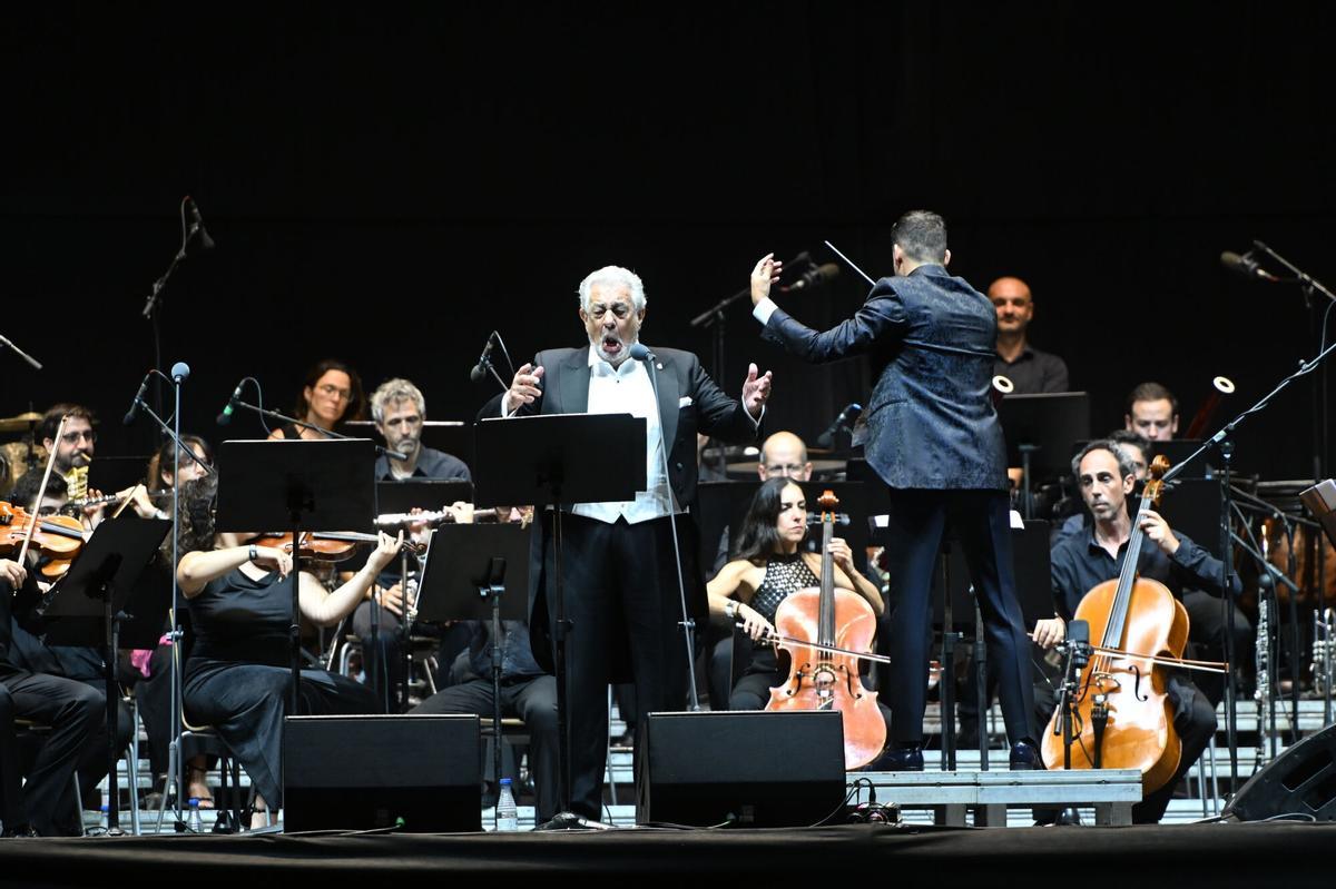 Actuación de Plácido Domingo en el SOM Festival
