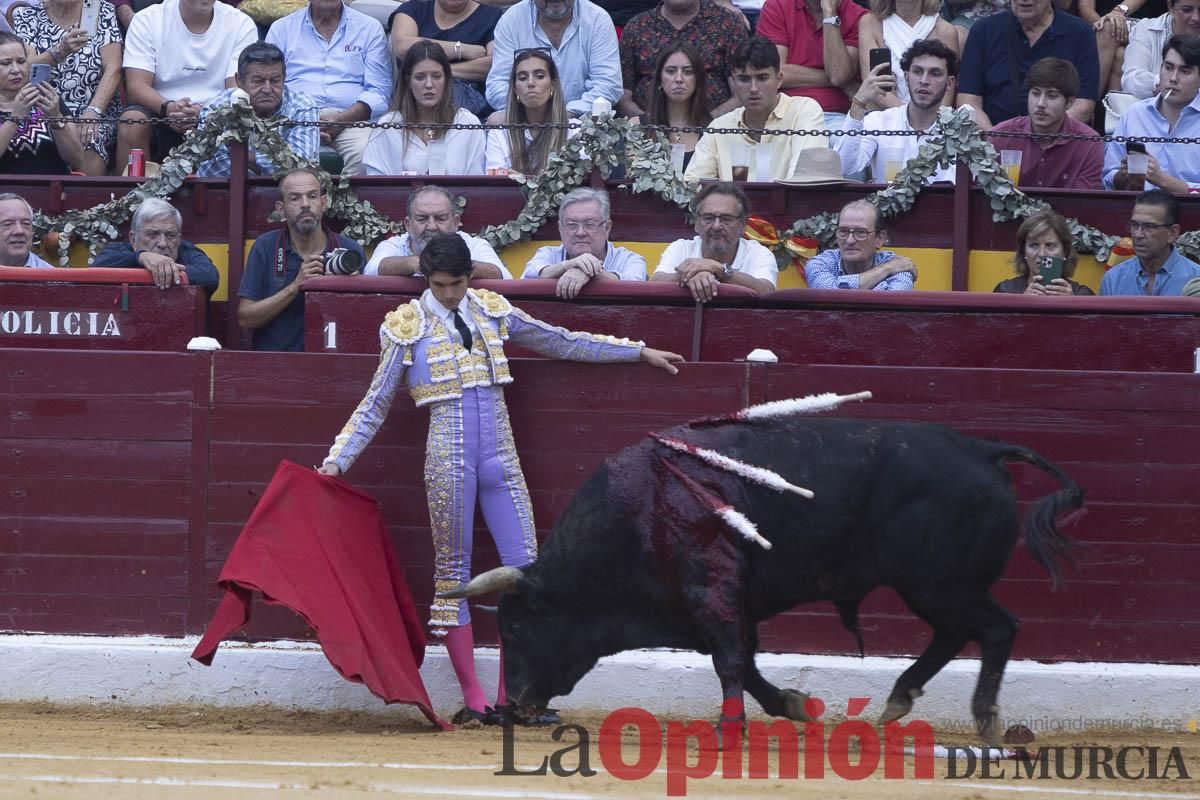 Cuarta corrida en la Feria Taurina de Murcia (Castella, Manzanares y Ureña)