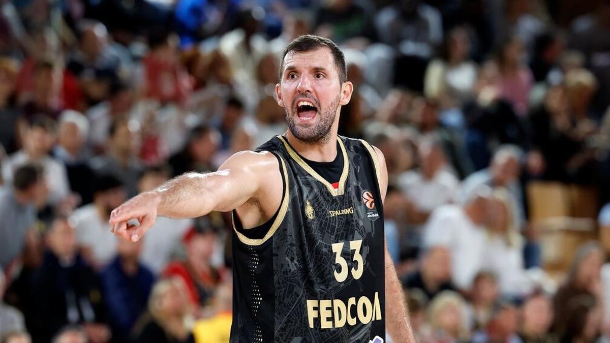 Mirotic siempre guarda un gran recuerdo del Palau, aunque ahora llega como visitante para ayudar al Mónaco a llevarse el triunfo