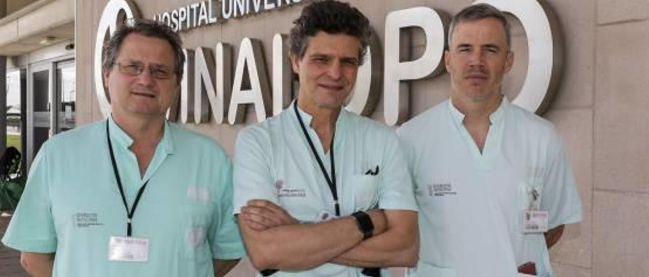 El equipo médico de Cirugía Cardiaca del Hospital del Vinalopó.