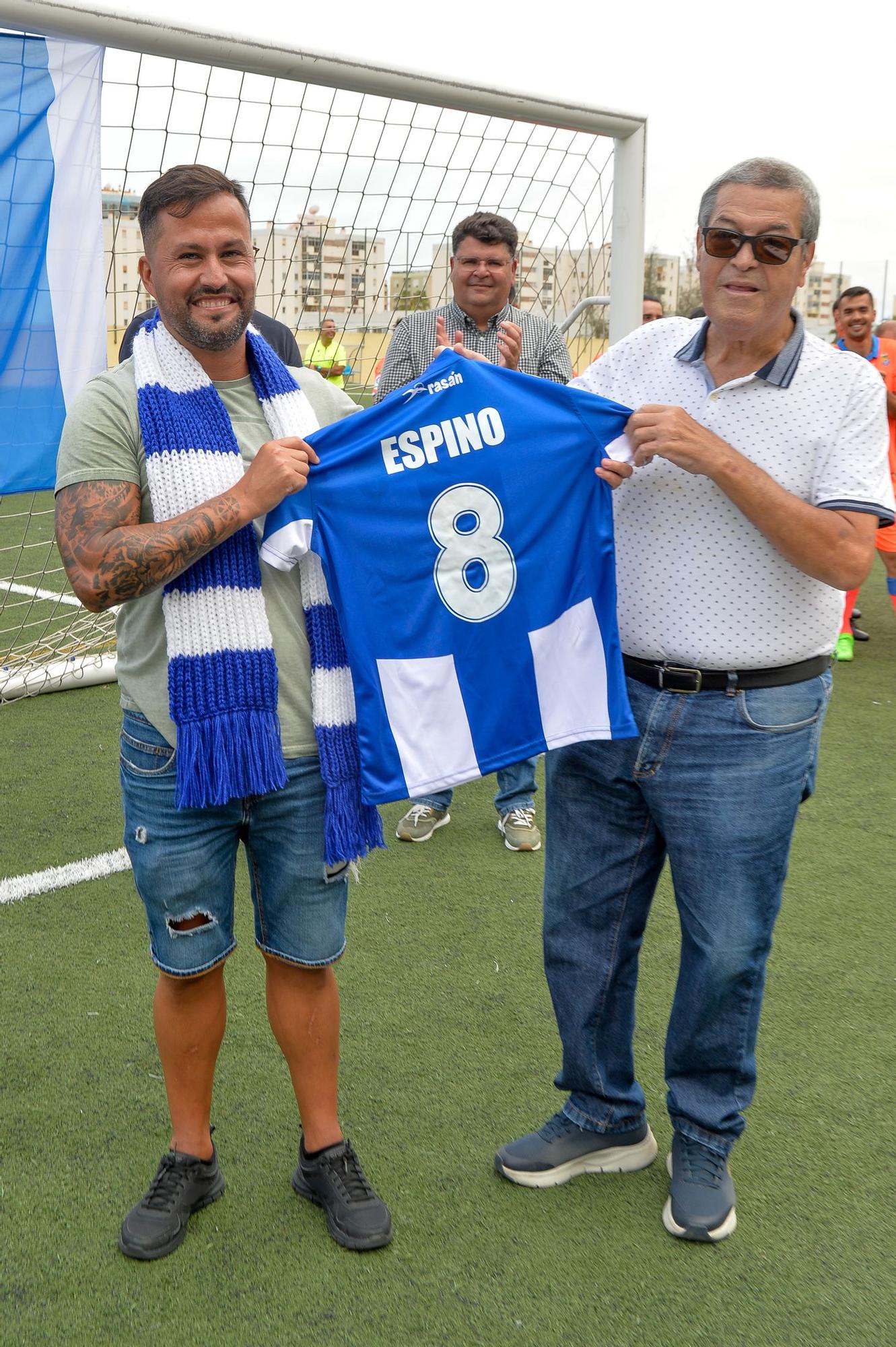 Homenaje al jugador Yeray Espino