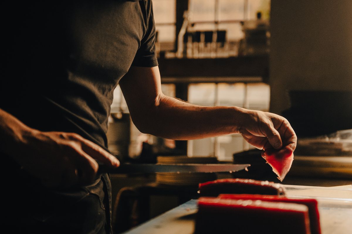 Así es y esto se come en el restaurante Open de Alicante