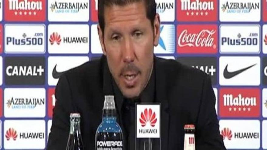 Simeone: "Volver a ser fuertes defensivamente habla muy bien del grupo"