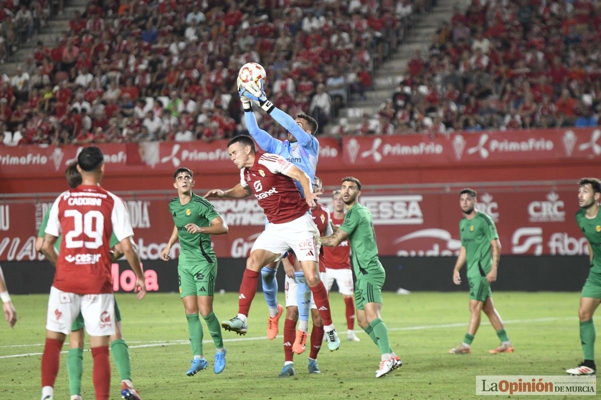 Así fue el encuentro del play off del Real Murcia y el Nástic en la lucha por el ascenso