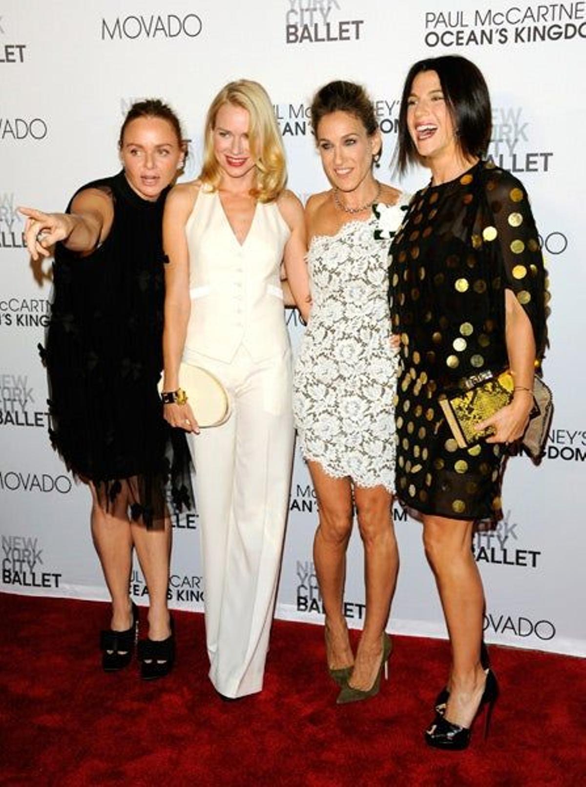 Stella McCartney, Naomi Watts, Sarah Jessica Parker y Jessica Seinfeld