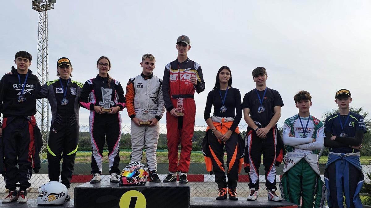 El podio de la categoria Senior.