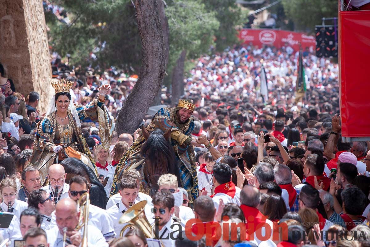 Moros y Cristianos en la mañana del día dos en Caravaca