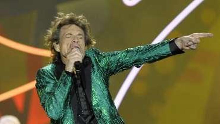Mick Jagger en un concierto.