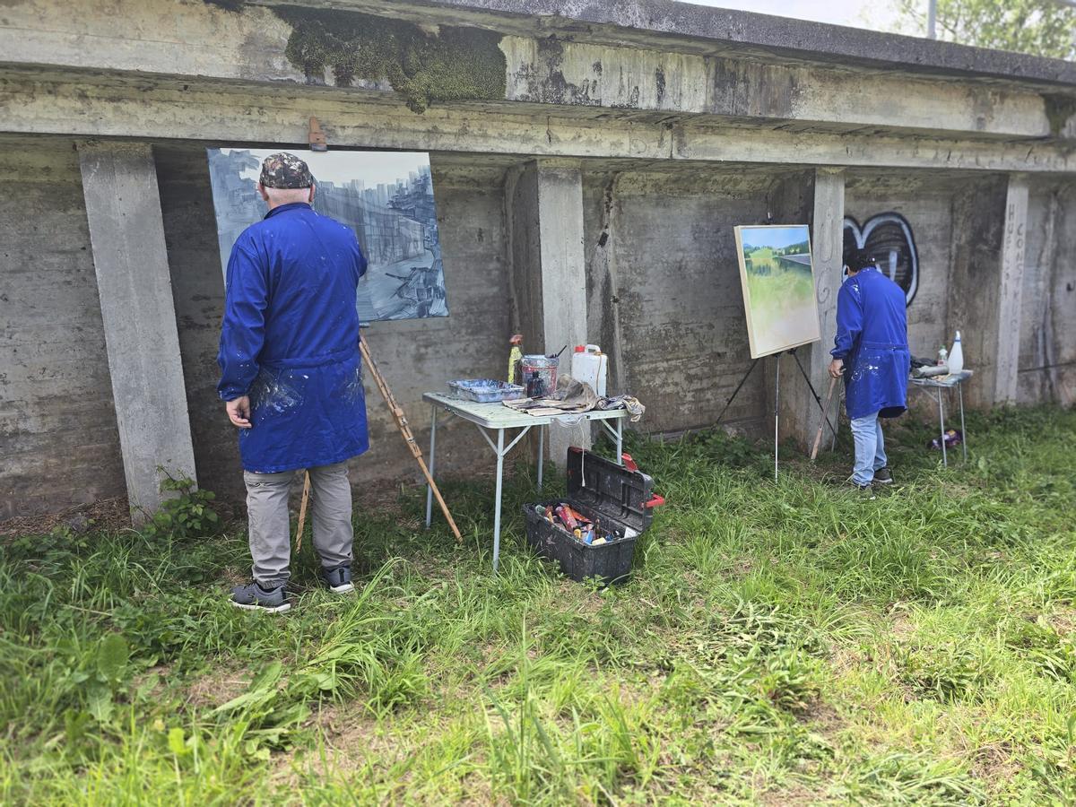 EN IMÁGENES: Así fue el XX Certámen de Pintura de Corvera, con participantes de alrededor de España