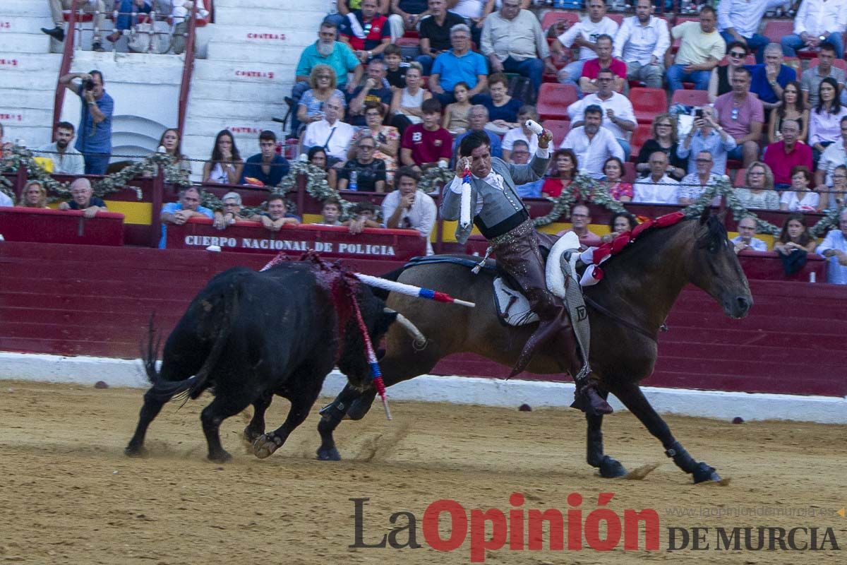 Corrida de rejones en la Feria de Murcia (Andy Cartagena y Diego Ventura)